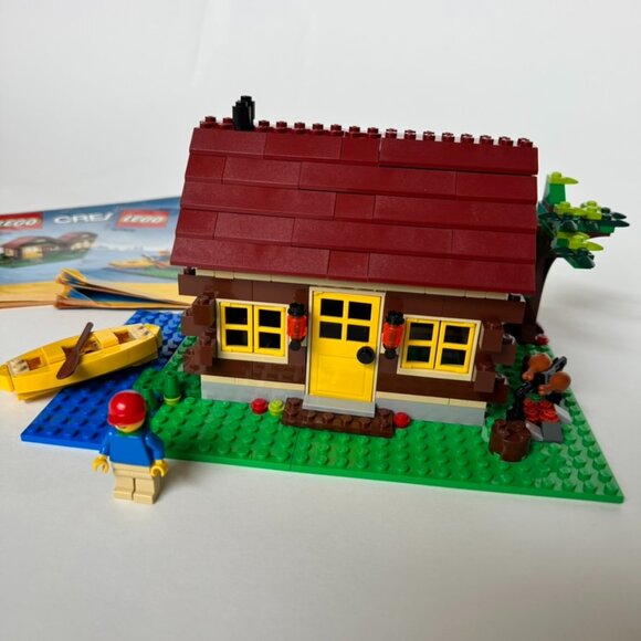 Lego 5766 Log Cabin Creator 3-in-1 Building Canoe Set COMPLETE with instructions - Picture 1 of 10